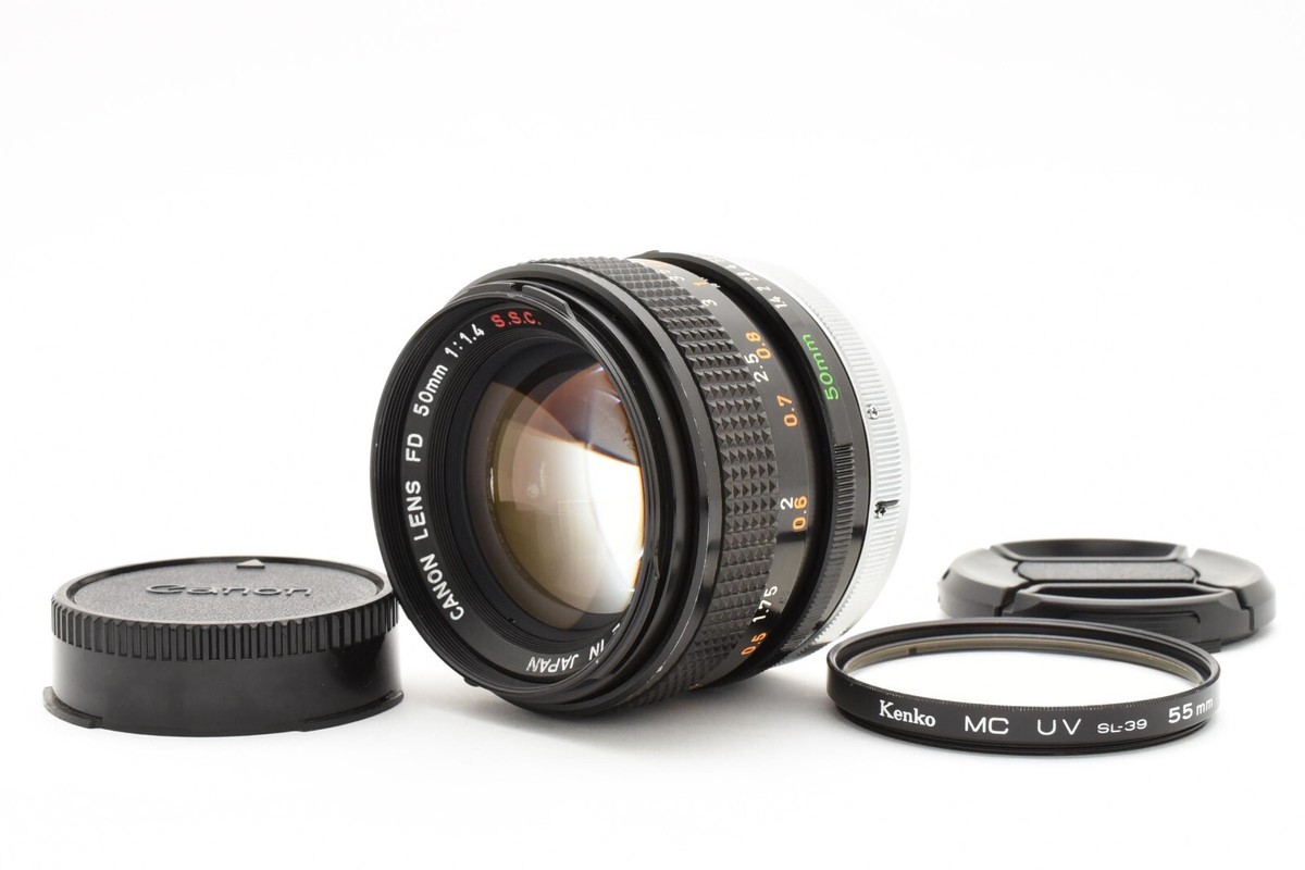 Canon FD 50mm f/1.4 S.S.C. レンズ Canon 50mm f1.4 SSC Lens for FD | Blue Moon Camera