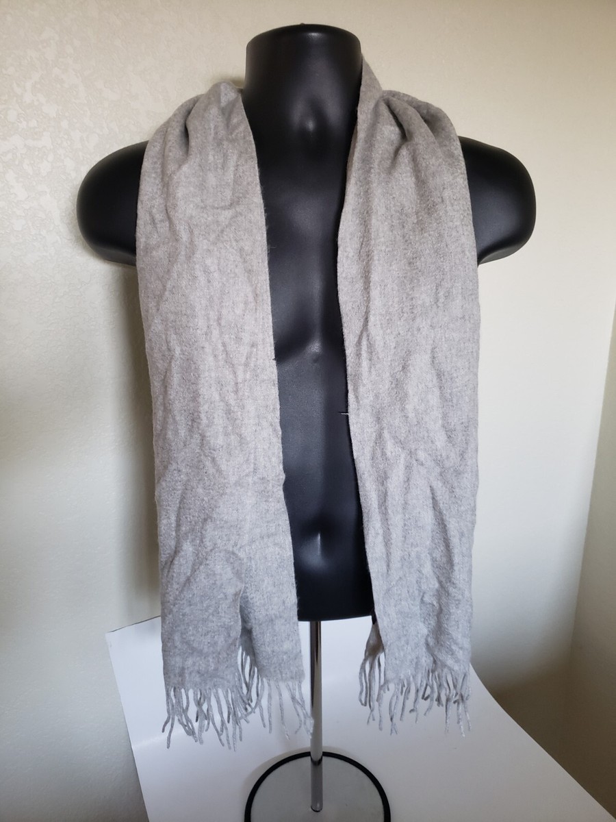 スカーフ Loro Piana Light Grey Cashmere Scarf Loro Piana Scarf 100% Cashmere Gray Made in Italy | eBay