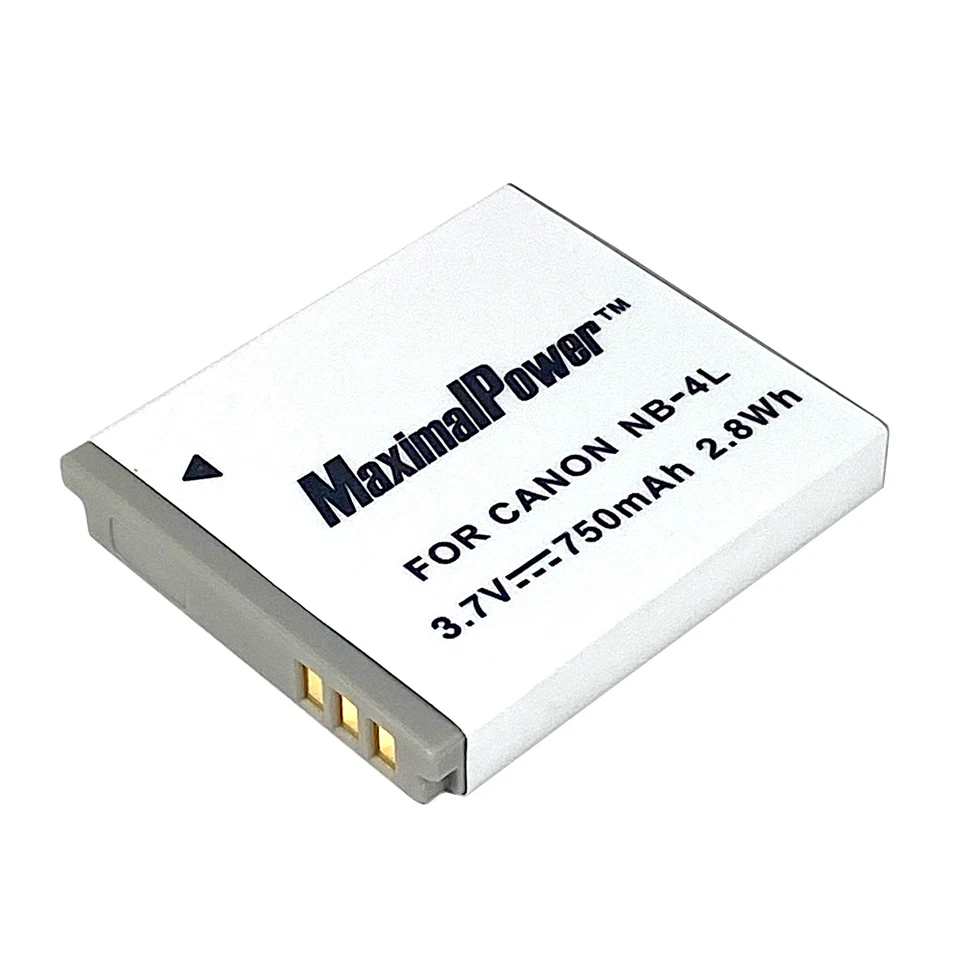 Battery for Cannon NB-4L Powershot SD1400 ELPH 330 HS, ELPH 300 HS, VIXIA mini - Image 2 of 4