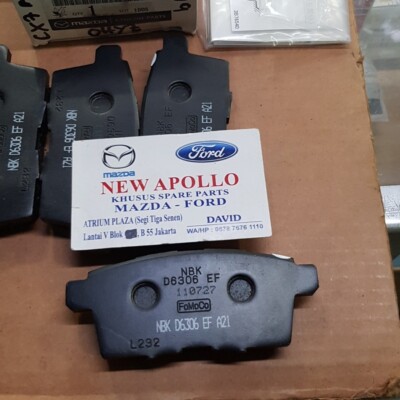 ※mame※ Genuine Rear Brake Pad Set Fits Mazda CX-7 CX-9 2006-2025 L2Y7-26