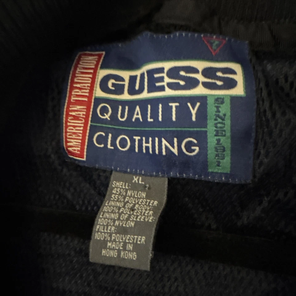 Chaqueta Guess vintage azul/negro Foto 2 de 3