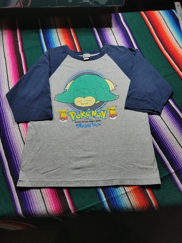 Vintage Pokemon Snorlax 1999 Nintendo T-Shirt Size Youth Large - Picture 1 of 10