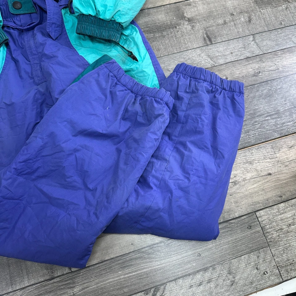 Vintage Diadora One Piece Ski Suit Snow Crazy Abstract Retro 90s Mens Large - Imagem 4 de 4