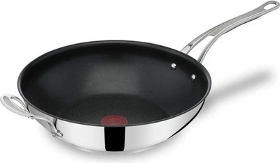 Tefal Jamie Oliver Cook’s Classic Premium Serie Antihaftend Wok 30cm, Edelstahl - Bild 1 von 4