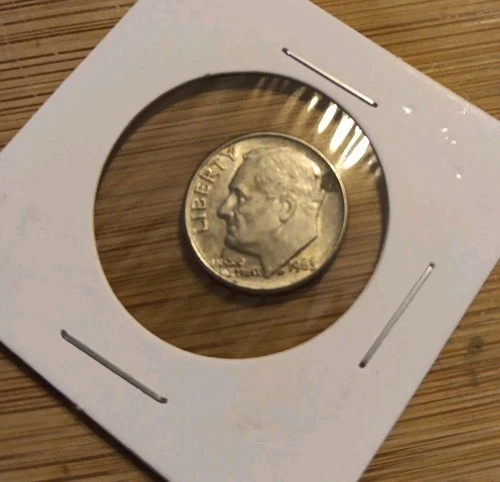 1963-D Roosevelt Dime 90% Silver Very Good Condition