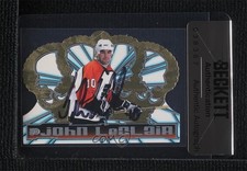 BAS 1998-99 Pacific Crown Royale John LeClair #99 Seal of Authenticity Auto 3c7