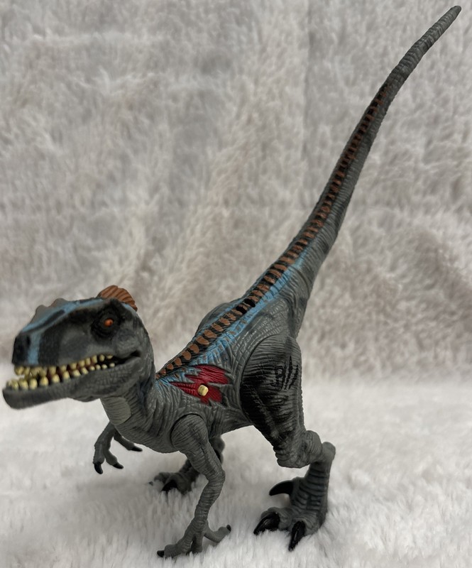 Vintage 2000 Jurassic Park Re Ak A Tak Velociraptor Dinosaur Hasbro Works