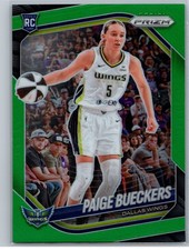 2025 Panini Prizm WNBA #5 Paige Bueckers Rookie Green Prizms