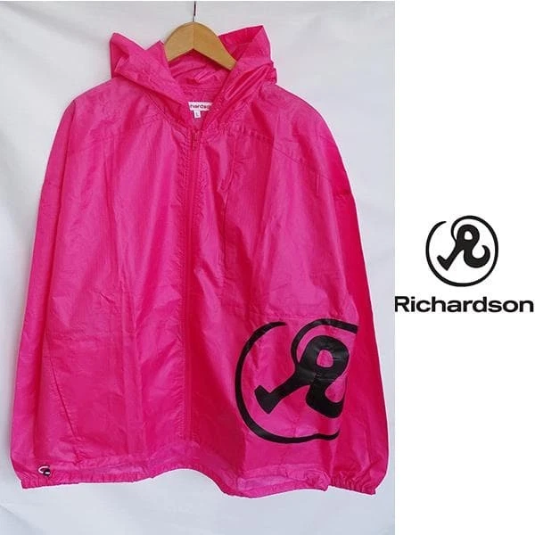 Richardson Nylon Jacket L R Glyph Logo Drop Shoulder Windbreaker