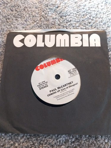 Paul McCartney 1 Sided U.S Promo 7' Coming Up AE7 1204 Columbia 1980 Beatles..