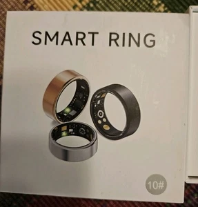 Smart Ring Fitness Tracker/Sleep Tracker Bluetooth couleur argent Taille 10