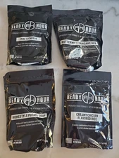 Ready Hour Emergency Food Supply 4 packs sealed freeze dried Rice Pancake soup 4