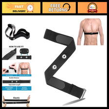 Adjustable Heart Rate Monitor Chest Strap Replacement for Garmin, Polar, Wahoo,