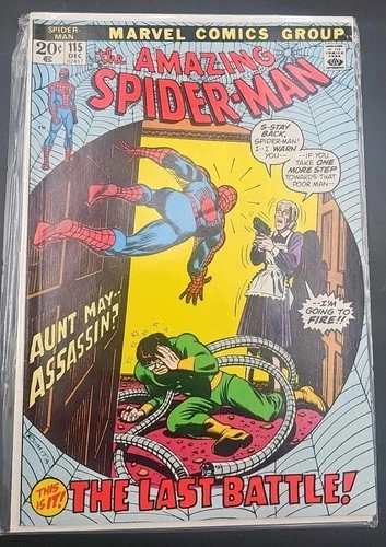 THE AMAZING SPIDER-MAN #115 COMIC BOOK (MARVEL, 1972) BRONZE AGE NICE EUC