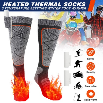 #ad #ad Electric Heated Socks Rechargeable Battery Men Women Winter Foot Warmer 2025 $21.95