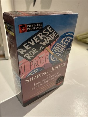 NEW - SHAPING JUSTICE, LANDMARK CASES OF THE US SUPREME COURT,KERMIT HALL, Audio