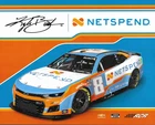 2023 KYLE BUSCH "NETSPEND" #8 RCR RACING NASCAR CUP SERIES POSTCARD