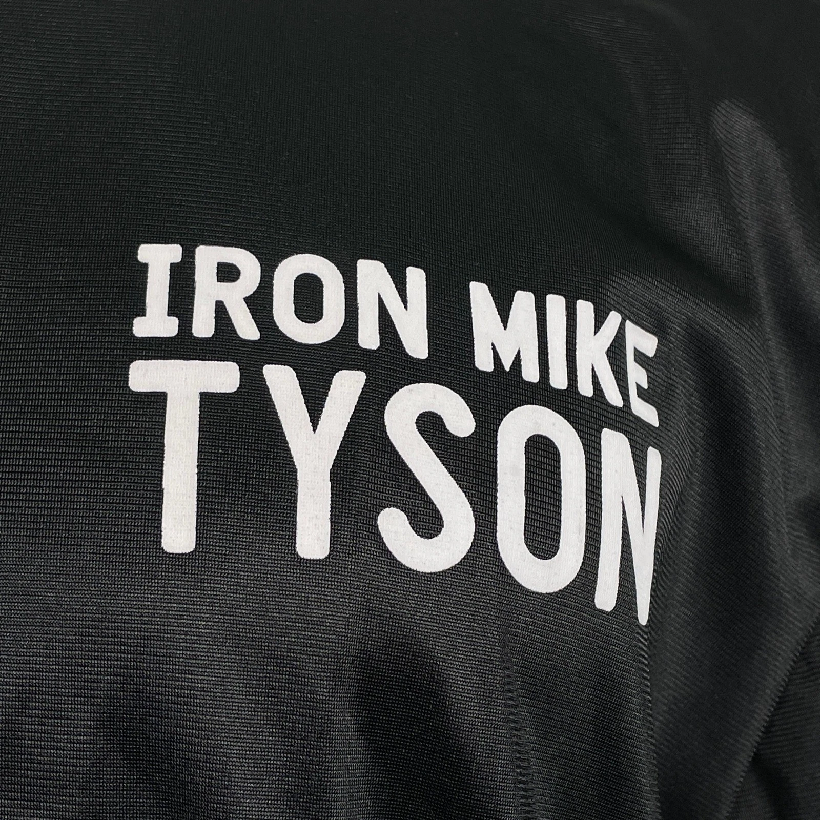Iron Mike Tyson Champ Catskills Brooklyn NY Black Varsity Track Jacket Men's XL - product detail image 2