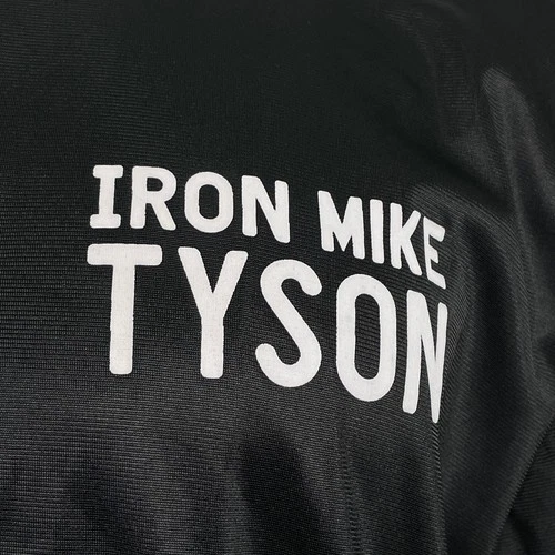 Iron Mike Tyson Champ Catskills Brooklyn NY Black Varsity Track Jacket Men's XL image 2