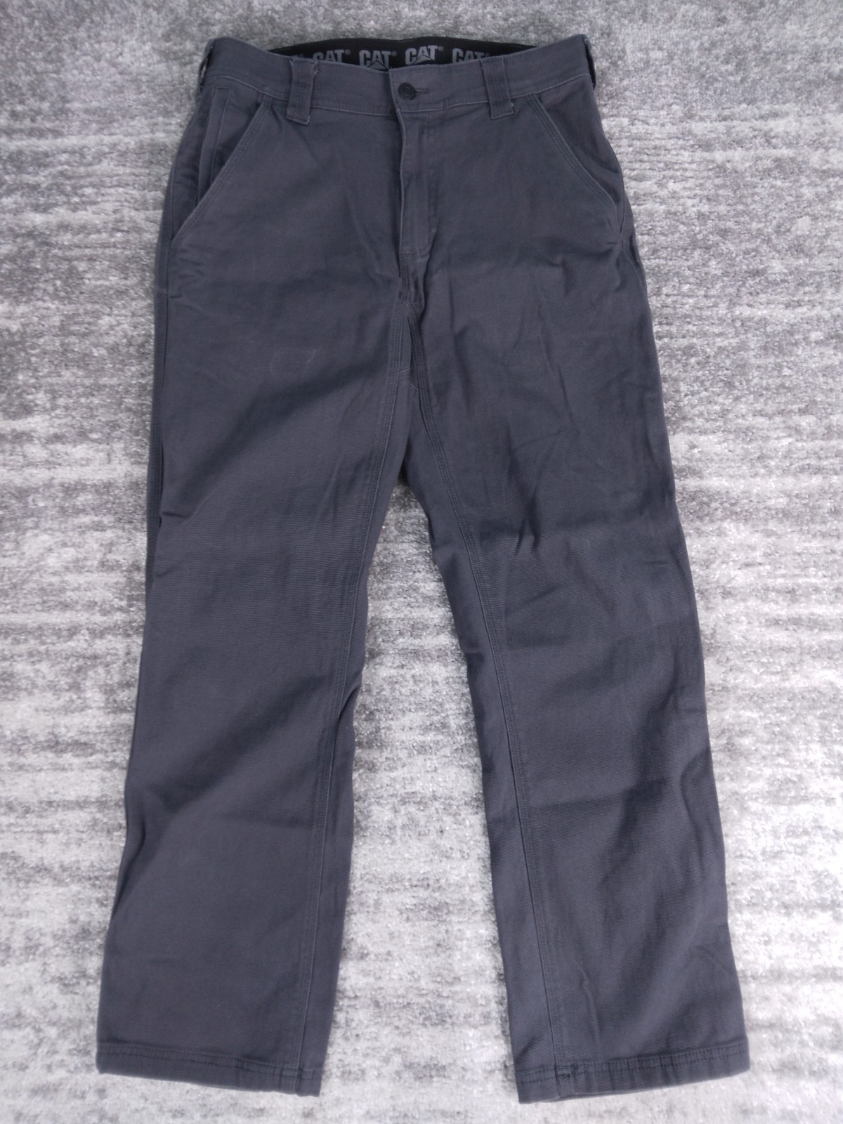 CAT Caterpillar Men’s Utility Work Pants Gray 30x29 Flex Waist