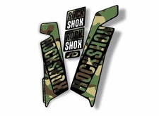 Rock Shox SID 2016-17 Mountain Bike Cycling Fork Decal Sticker Adhesive Camo