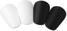 4x Mini Soccer Shin Guards Small Football Pads EVA Protective Gear Black White