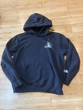 The North Face Steep Tech Hoodie Black Men’s Large Pullover Rare TNF Logo