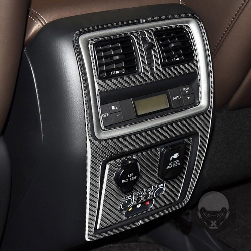 70x Tablero de consola central interior de fibra de carbono real para JX QX60 2013-16 - Imagen 10 de 12