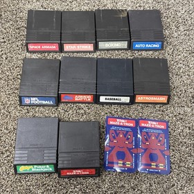 Mattel Intellivision II Console Bundle With Games And Cables Tested