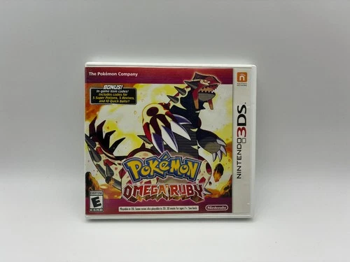 Pokemon Omega Ruby Nintendo 3DS Authentic Complete CIB Tested