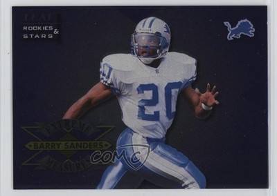 1998 Leaf Rookies & Stars Extreme Measures 511/1000 Barry Sanders #1 HOF 7xr
