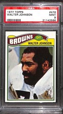 1977 TOPPS #476 WALTER JOHNSON PSA 9 Mint 21142566 