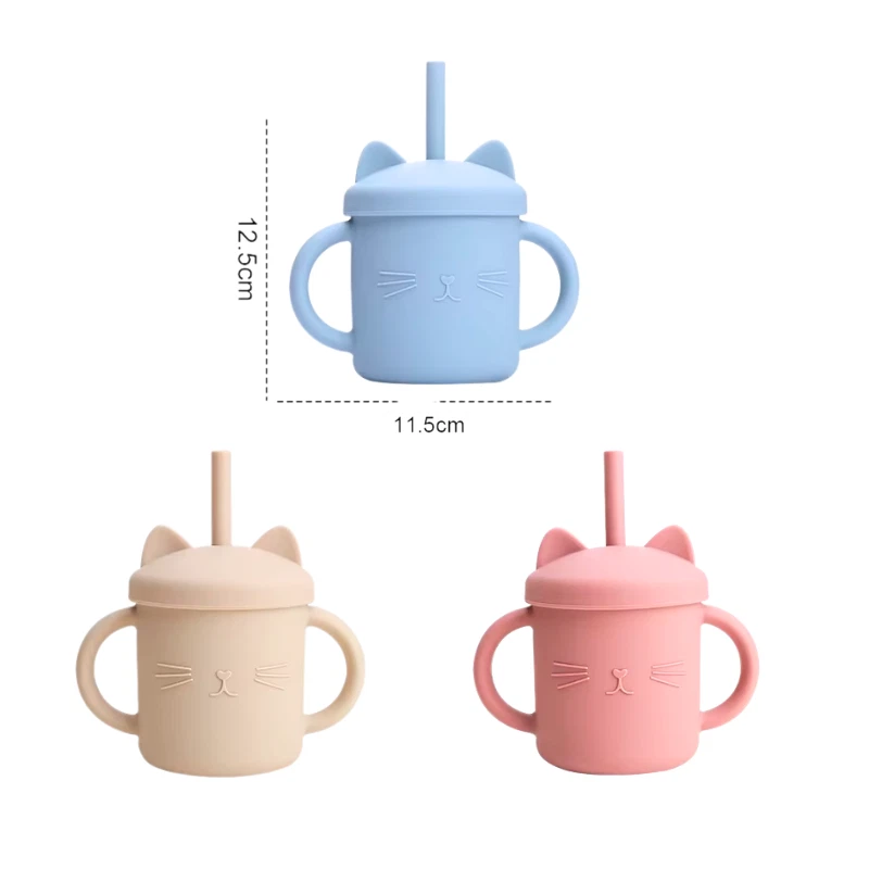 Neues 6-teiliges Silikon Baby Geschirr Set, Kinderteller- Bambus Teile, BPA Frei - Bild 2 von 4