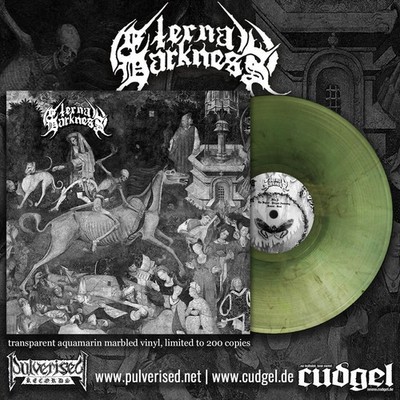 ETERNAL DARKNESS - same LP aquamarine marbled