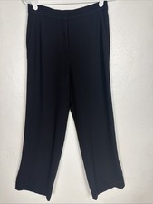 Max Mara Black Palazzo Trouser Pants Size 4