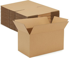30-Pack Small Brown Corrugated Shipping Boxes 11x6x6 for Small Business