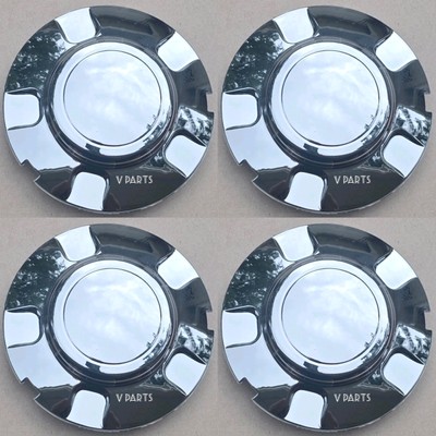 4 PCS NEW 16 INCH CHROME WHEEL HUB CENTER CAPS SET FOR 1997-2003 FORD EXPEDITION