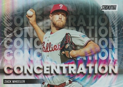 2025 Topps Stadium Club #C-14 Zach Wheeler Concentration - Phillies