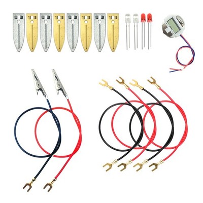EUDAX Fruit Battery Science Experiment Kit with Electronic Clock and Small
