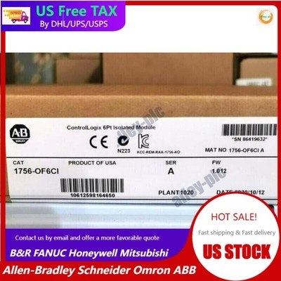 New Factory Sealed AB 1756-OF6CI ControlLogix Isolated Output Module US ...