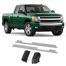 Slip-on Rocker Panel Cab Corner 07-13 Chevy Silverado Gmc Sierra Extended Cab