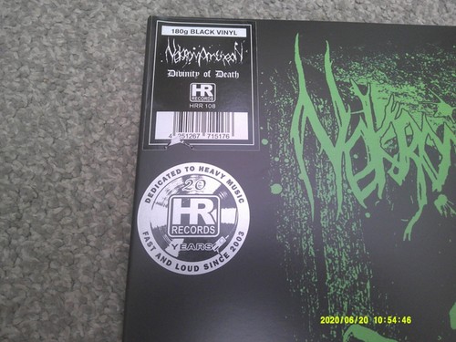 NEKROMANTHEON Divinity Of Death & INSERT 180 gram 2024 HRR RECORDS mint - Picture 2 of 8
