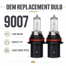 Oem Clear 1 Pair 12v 6555w 9007 Xenon Hid High Low Beam Light Bulb 4300k 2pcs Oem Clear 1 Pair 12v 6555w 9007 Xenon Hid High Low Beam Light Bulb 4300k 2pcs