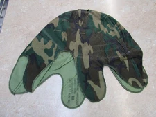 US Post Vietnam M1 Helmet Cover Transitional ERDL Woodland Camo HOLES 1977 Dated