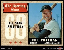 1968 Topps #375 Bill Freehan All-Star Tigers 8 - NM/MT
