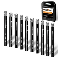 10 Packs Dry Diamond Drill Bits Set 1/4" 6mm Vacuum Brazed Diamond Hole Saws ...