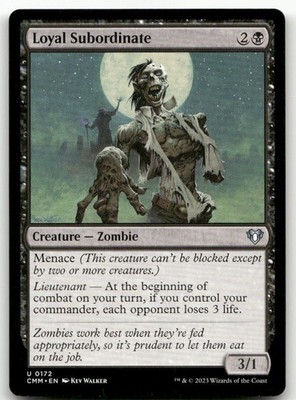 Loyal Subordinate #172 (NM) Commander Masters CMM Magic MTG