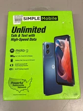 Simple Mobile Moto G Play 4G 2024, 64GB, Blue - Prepaid Smartphone - NEW/Sealed