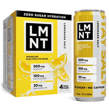 LMNT Sparkling Electrolyte Drink - Lemonade - 4pk / 12 fl oz Cans