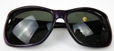 Polar Optics Womens Purple Frame Sunglasses With Case